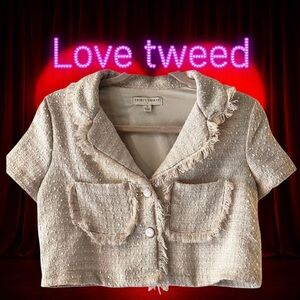Light academia Thirty Thirty size s tweed jacket